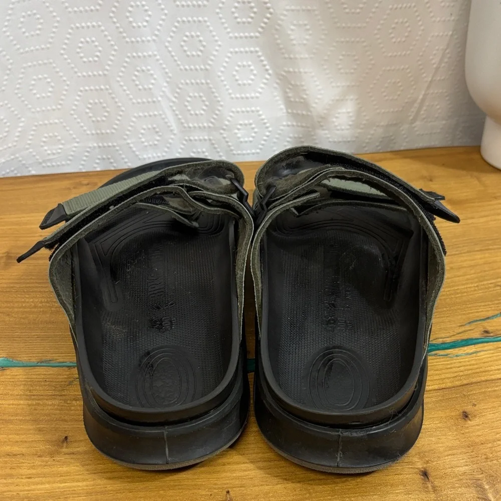 Birkenstock Atacama Men Birko-Flor Futura Khaki Green Black - Picture 8 of 12